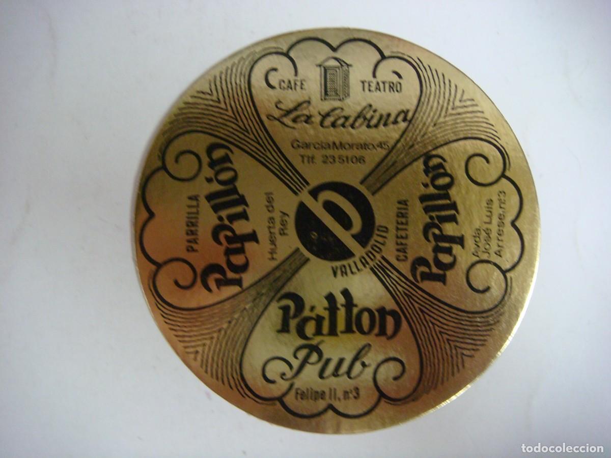Otros art&iacute;culos de coleccionismo en papel: POSAVASOS DE PAPEL DE PATTON PUB CAFETERIA PAPILLON LA CABINA VALLADOLID-CAR-N&ordm;-82-BIS.