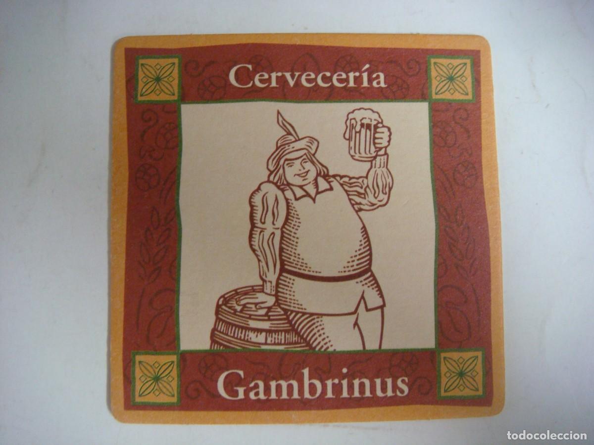 Otros art&iacute;culos de coleccionismo en papel: POSAVASOS DE PAPEL DE CERVECERIA GAMBRINUS-CAR-N&ordm;-82-BIS