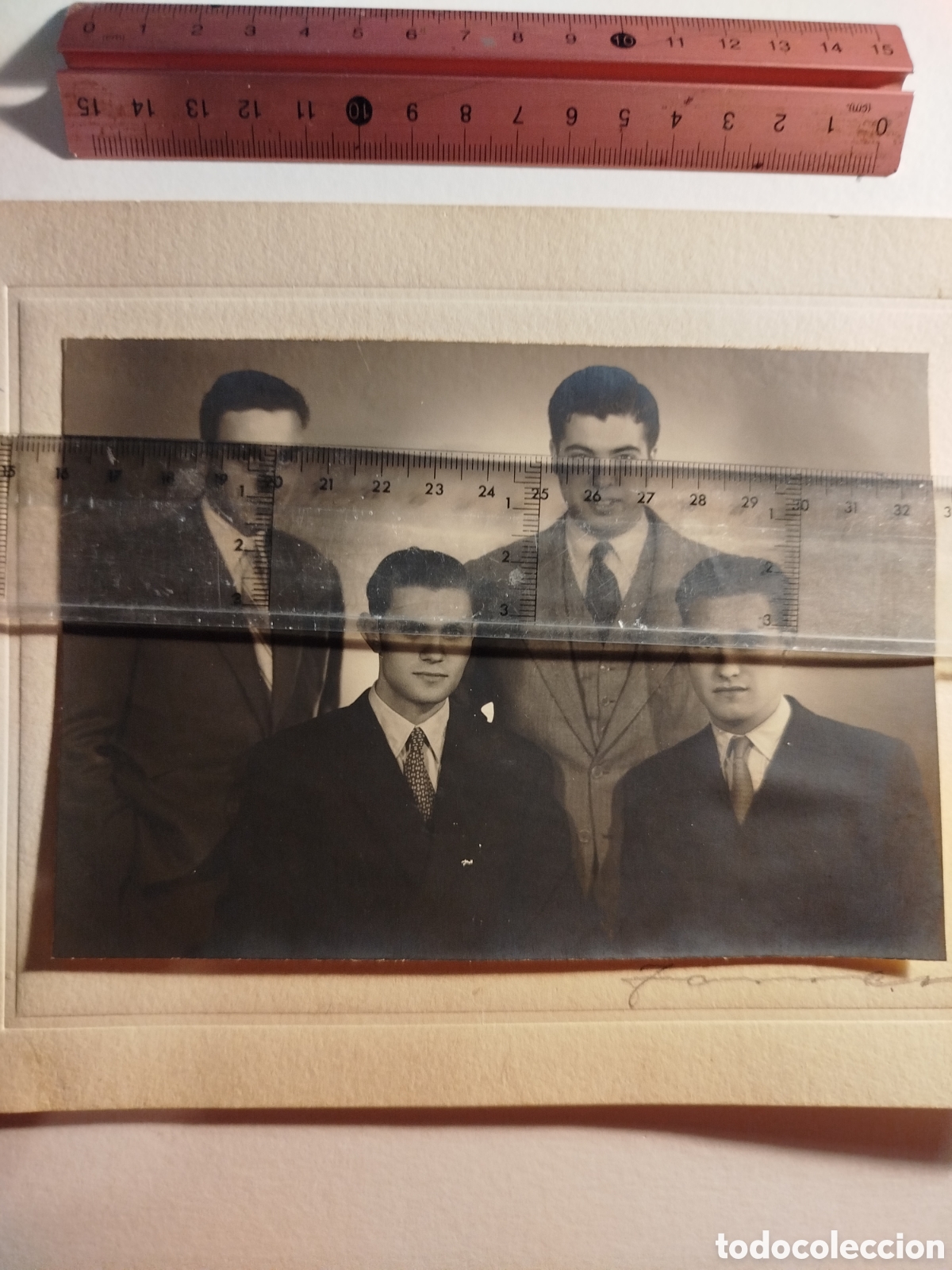 Otros art&iacute;culos de coleccionismo en papel: Fotografia antigua retrato chicos