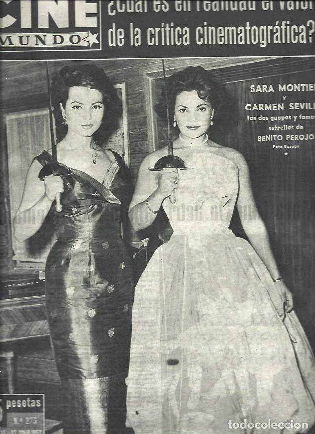 Sammelleidenschaft Andere Papierartikel: LAMINA 33152: Sara Montiel y Carmen Sevilla en portada - VVAA