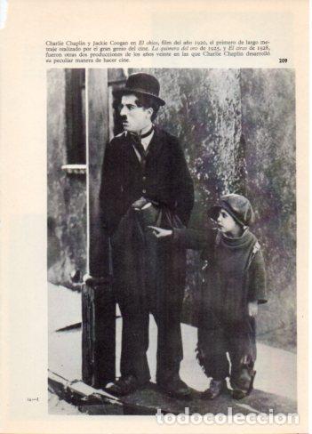 Otros art&iacute;culos de coleccionismo en papel: LAMINA V36458: Chaplin y Jackie Coogan en El chico - Varios