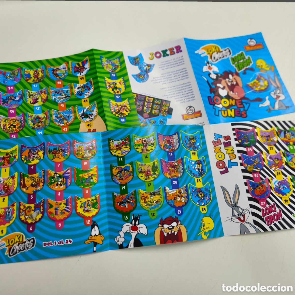 Otros art&iacute;culos de coleccionismo en papel: Checklist tazos Loki Cheetos