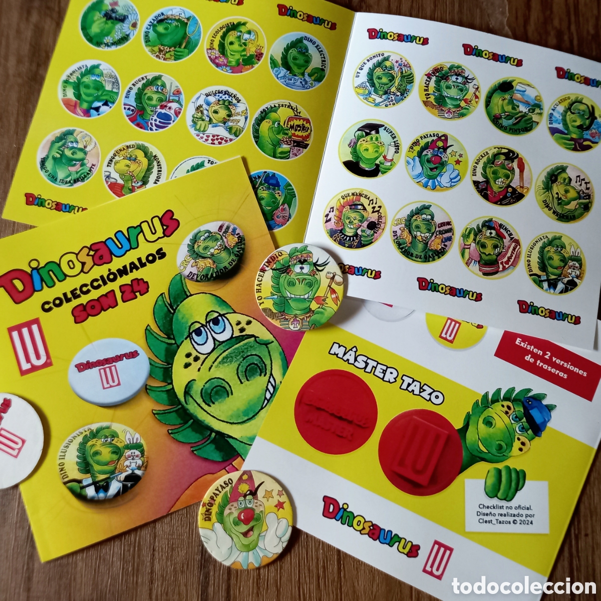 Otros art&iacute;culos de coleccionismo en papel: Checklist tazos Dinosaurus LU