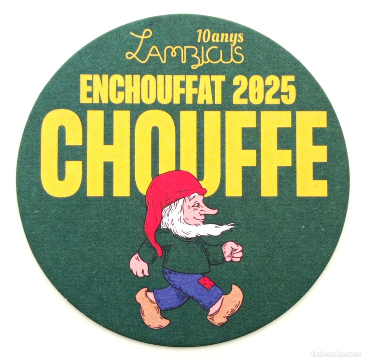 Otros art&iacute;culos de coleccionismo en papel: POSAVASO CERVEZA CHOUFFE-LAMBICUS 10 ANYS (ESPA&Ntilde;A)