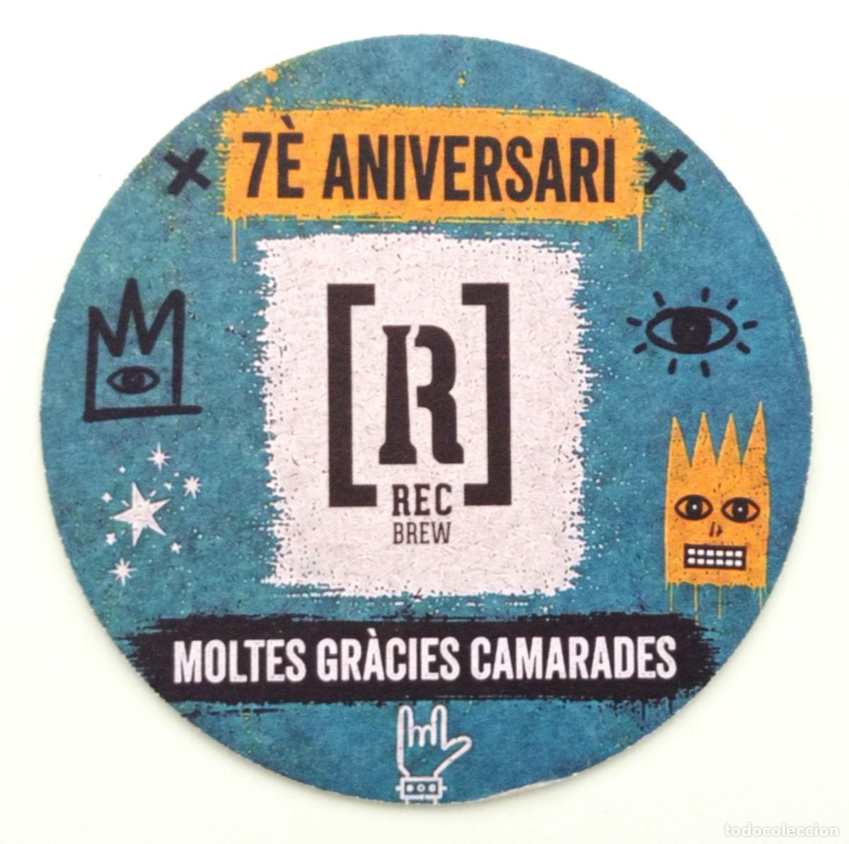 Otros art&iacute;culos de coleccionismo en papel: POSAVASO CERVEZA REC (7&ordm; ANIVERSARIO) (ESPA&Ntilde;A)