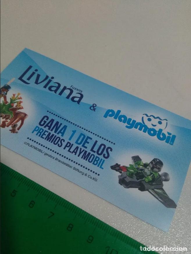 Otros art&iacute;culos de coleccionismo en papel: rasca gana playmobil hipercor fuente liviana promocion cupon