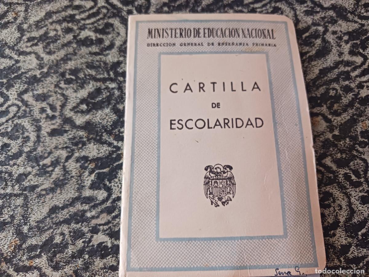 Otros art&iacute;culos de coleccionismo en papel: cartilla de escolaridad 1958, escuelas pias de sabadell