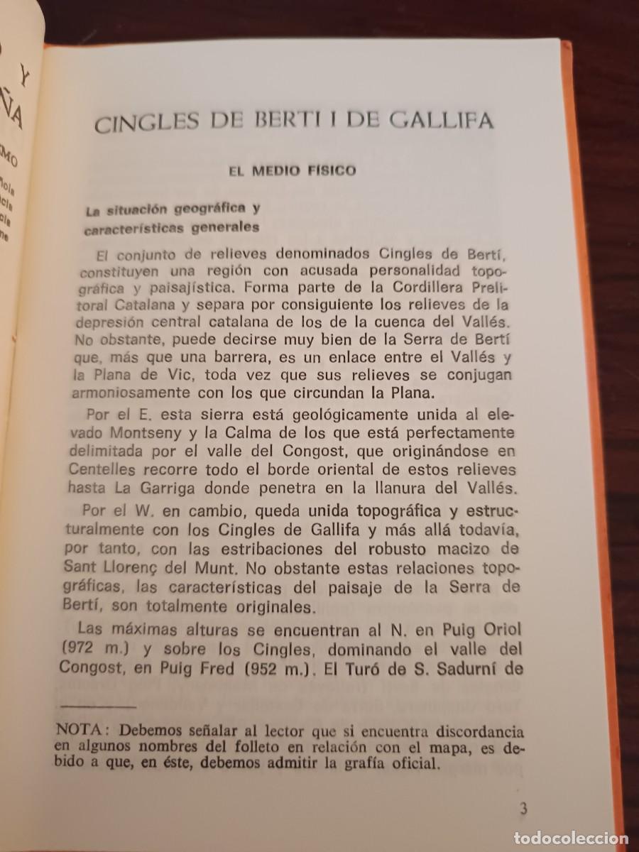 Otros art&iacute;culos de coleccionismo en papel: Cingles de Bert&iacute; i de Gallifa - Foto 3