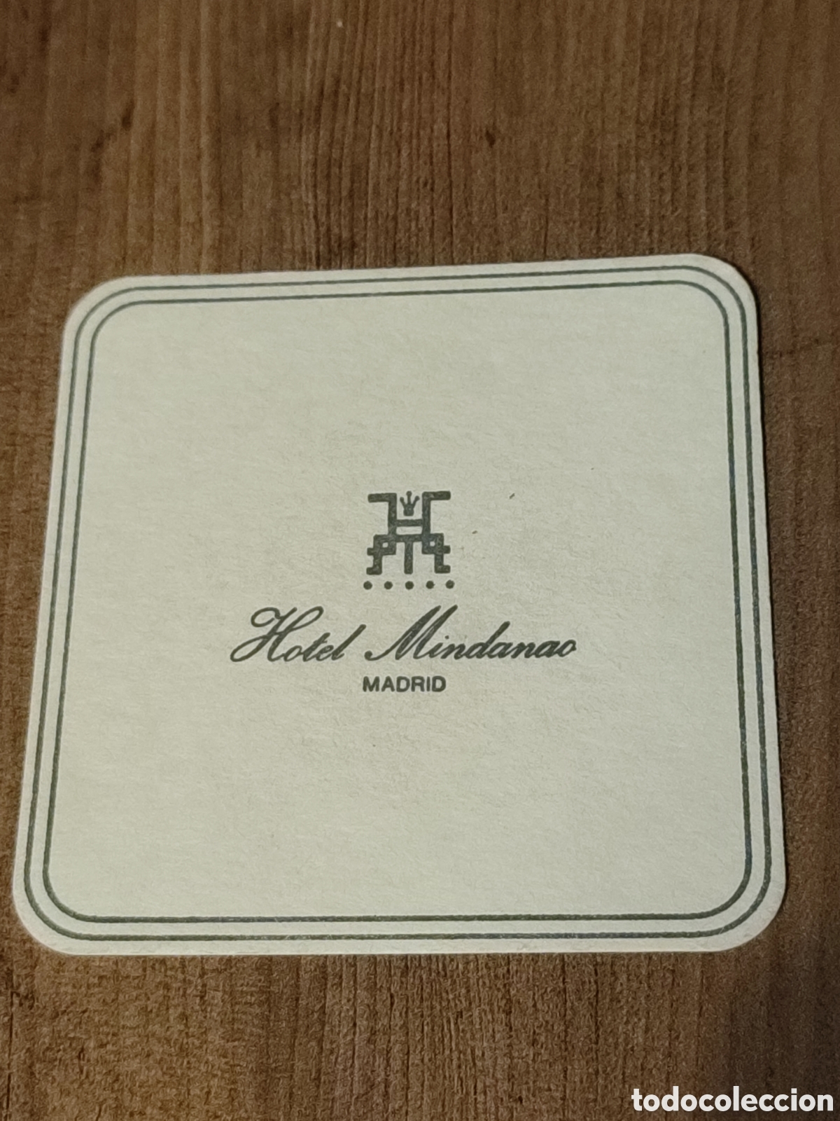 Otros art&iacute;culos de coleccionismo en papel: Posavaso Hotel Mindanao MADRID