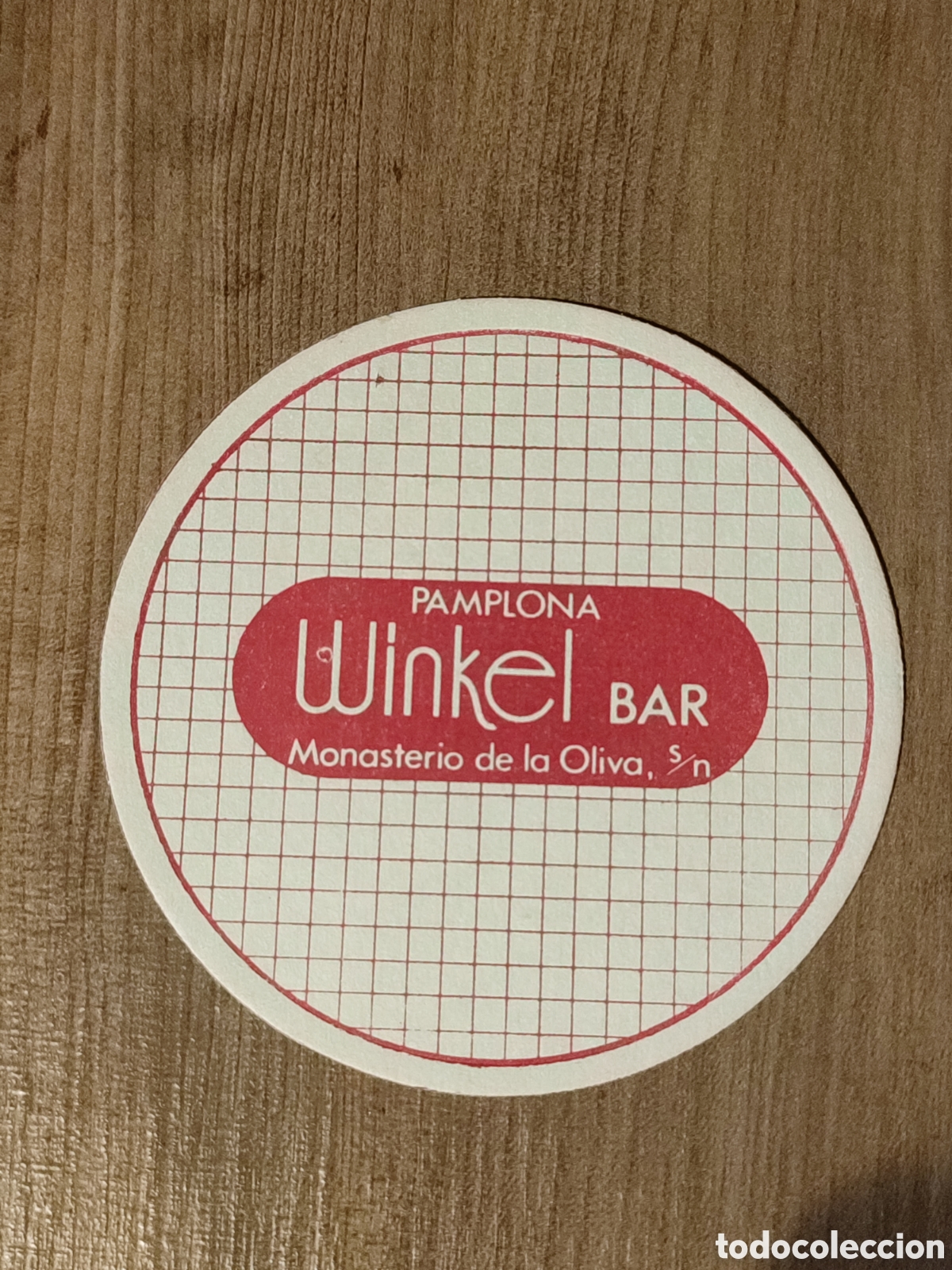 Otros art&iacute;culos de coleccionismo en papel: Posavaso Winkel BAR PAMPLONA