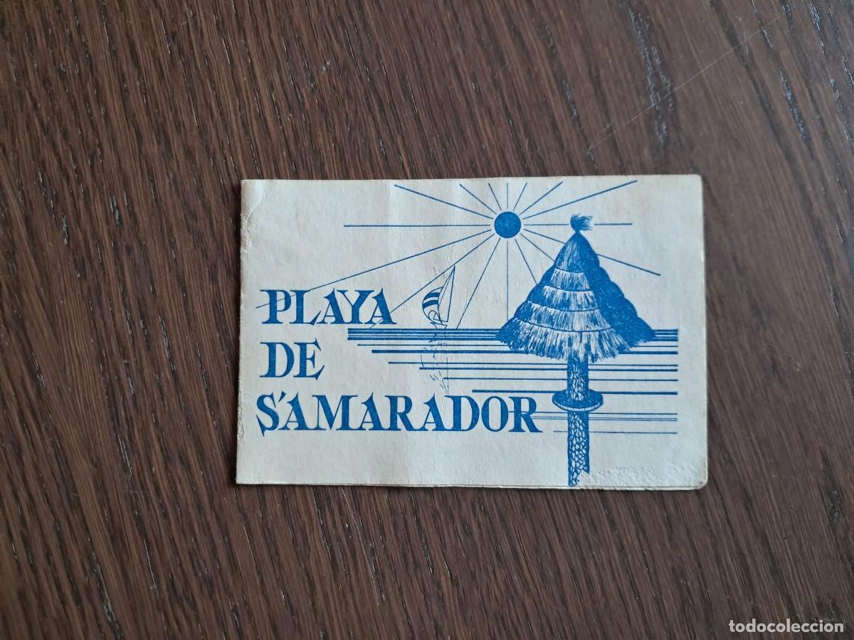 Otros art&iacute;culos de coleccionismo en papel: tarjeta de visita de publicidad, bar playa de S'Amarador, Porto Petro, Mallorca.
