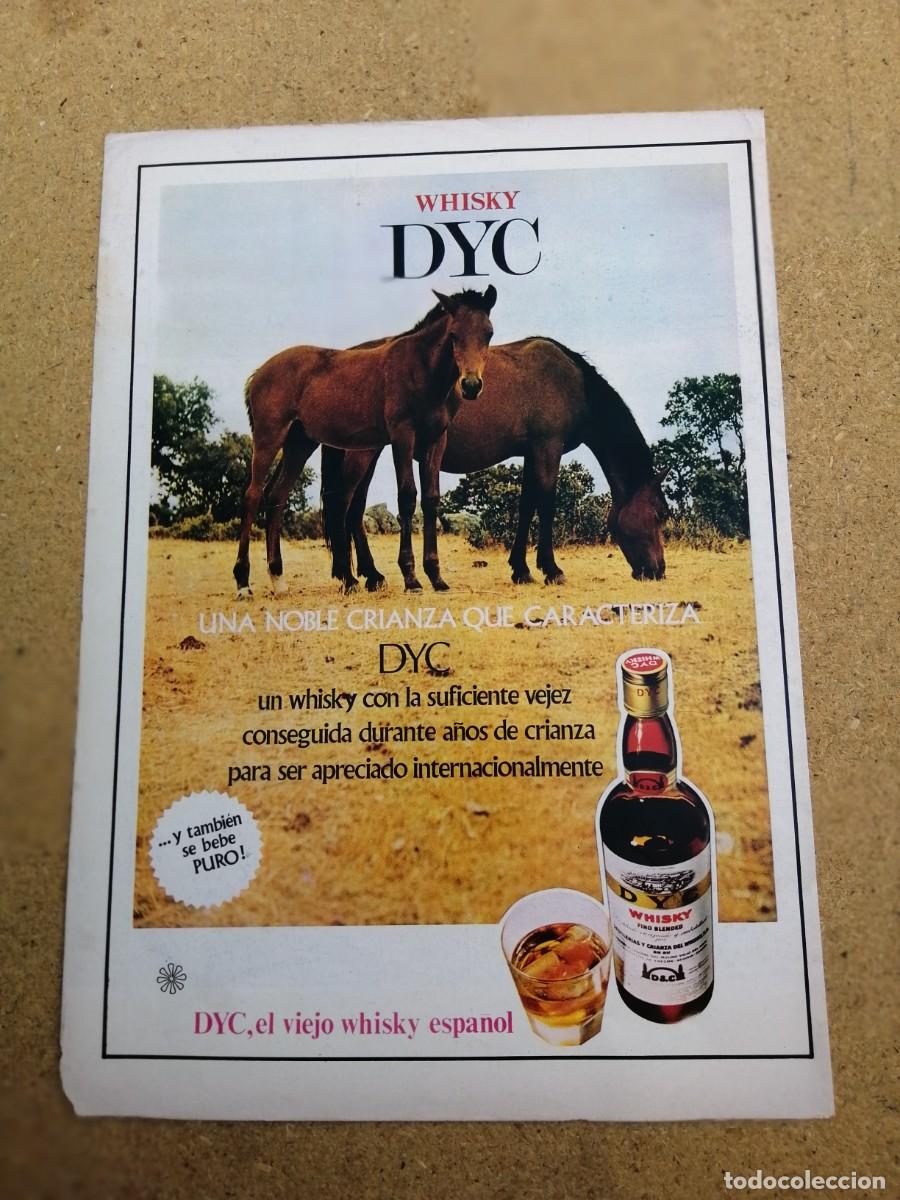 Otros art&iacute;culos de coleccionismo en papel: ANUNCIO. WHISKY DYC.
