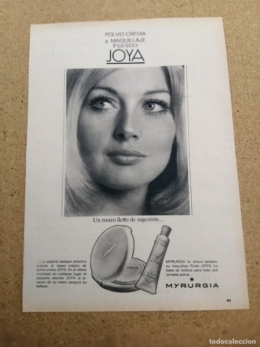 Otros art&iacute;culos de coleccionismo en papel: ANUNCIO. POLVO CREMA JOYA, DE MYRURGIA