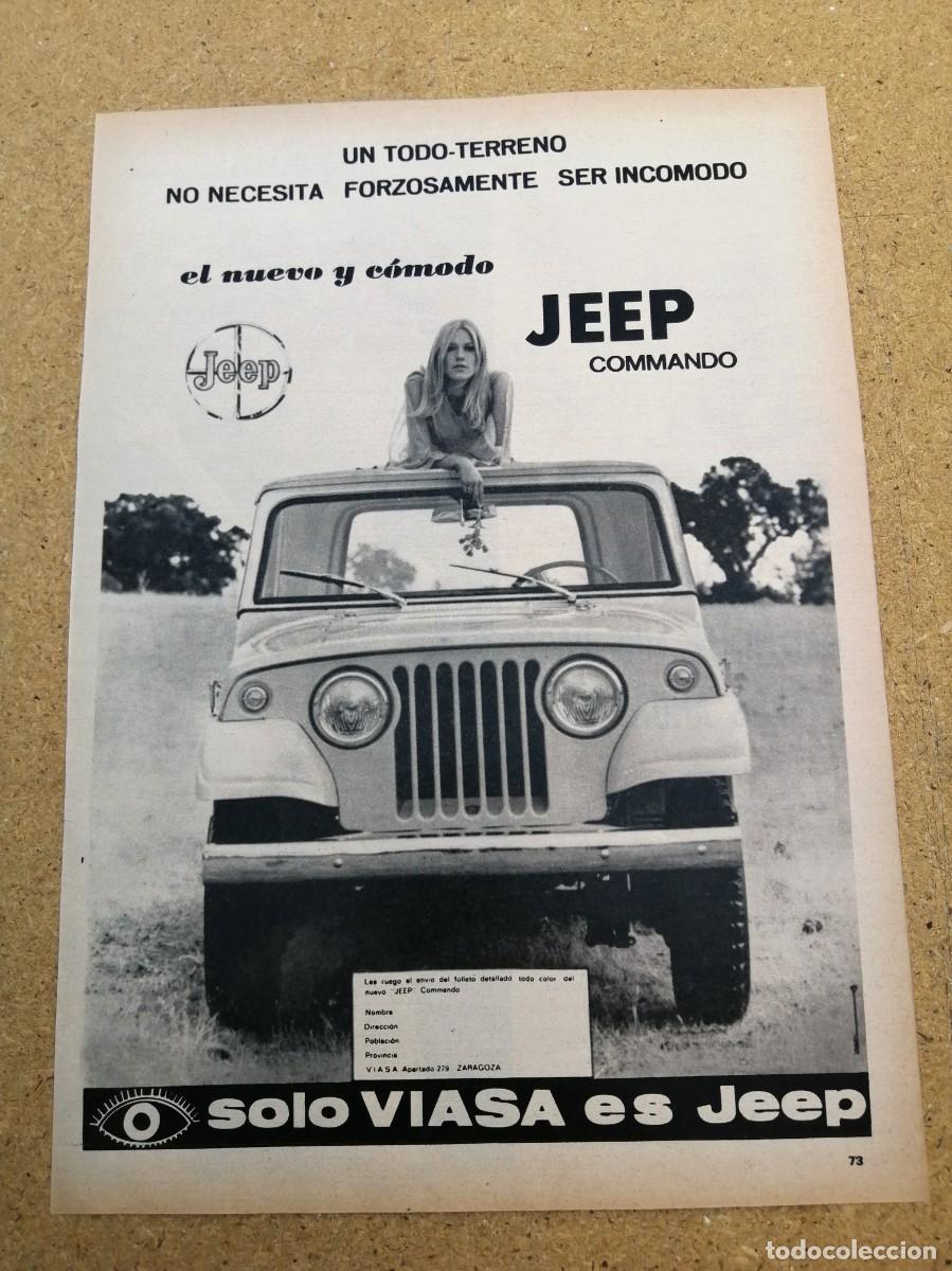 Otros art&iacute;culos de coleccionismo en papel: ANUNCIO. JEEP COMMANDO