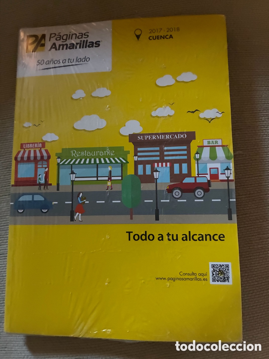 Otros art&iacute;culos de coleccionismo en papel: Gu&iacute;a P&aacute;ginas Amarillas Cuenca 2017-18 (precintada)