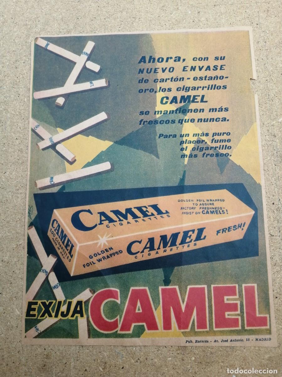Otros art&iacute;culos de coleccionismo en papel: ANUNCIO. CIGARRILLOS CAMEL