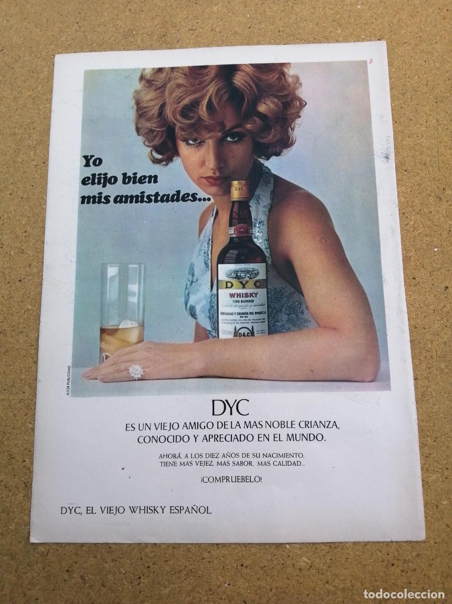 Otros art&iacute;culos de coleccionismo en papel: ANUNCIO. WHISKY DYC.
