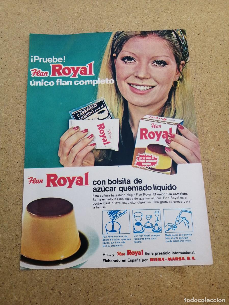 Otros art&iacute;culos de coleccionismo en papel: ANUNCIO. FLAN ROYAL.