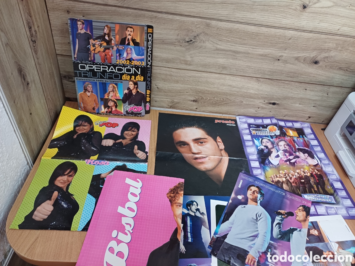 Otros art&iacute;culos de coleccionismo en papel: LOTE OPERACI&Oacute;N TRIUNFO, PRONTO SUPER POP, BISBAL, ROSA BUSTAMANTE...