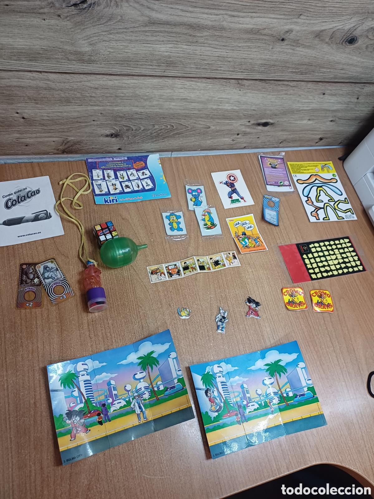 Otros art&iacute;culos de coleccionismo en papel: LOTE COMESTIBLES Y CROMOS, DRAGON BALL, BIMBO, ASTERIX...