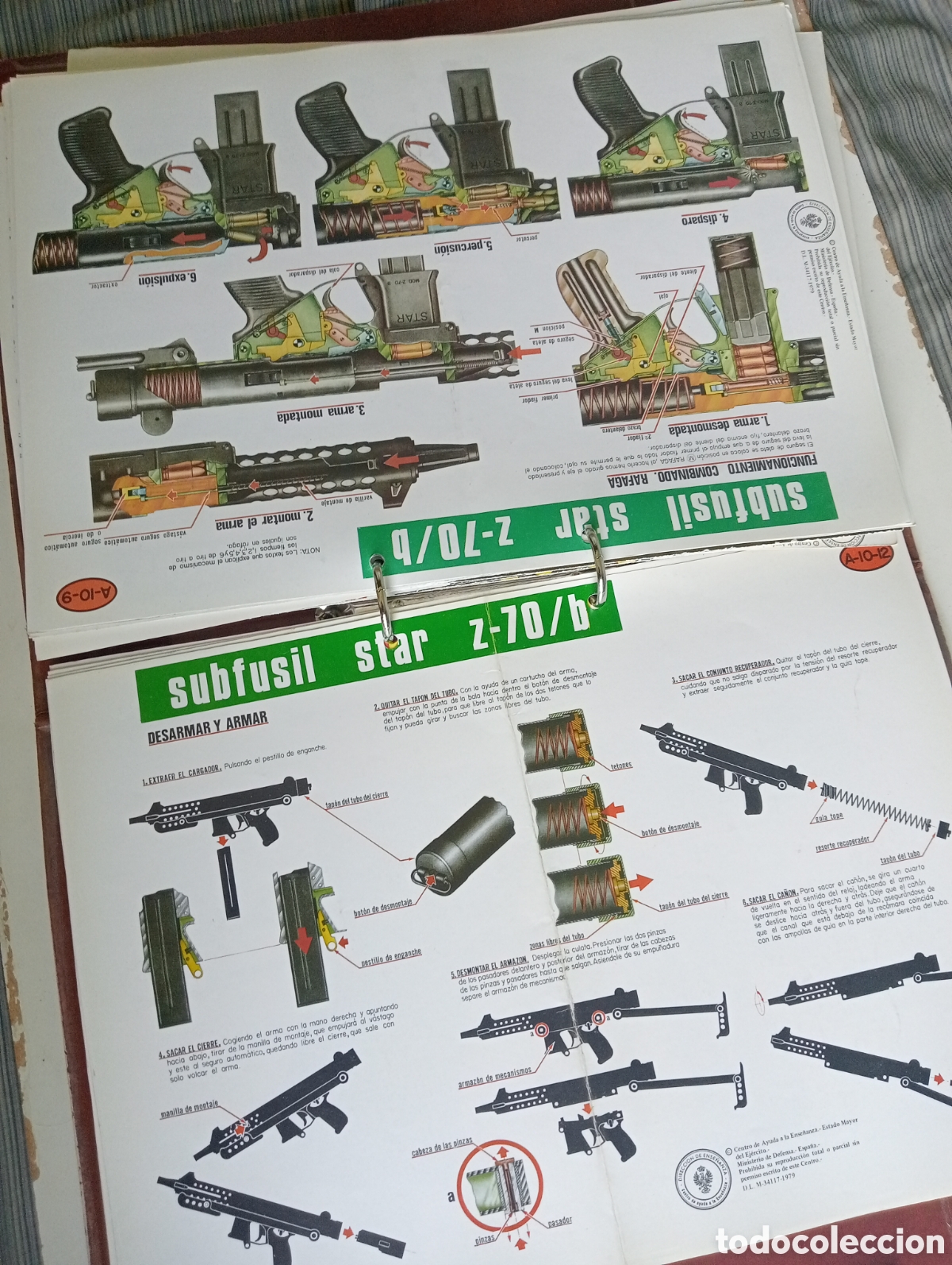 Otros art&iacute;culos de coleccionismo en papel: Documentos Ense&ntilde;anza ejercito - Foto 11