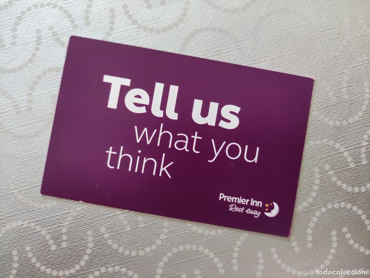 Altri oggetti di carta: TARJETA VISITA - PREMIER INN EDINBURGH - HOTEL ESCOCIA