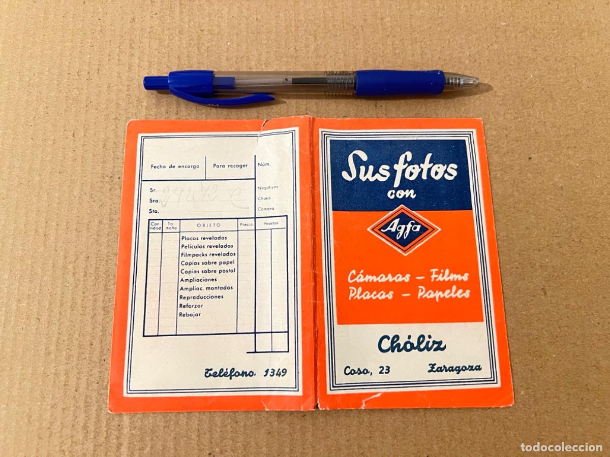 Otros art&iacute;culos de coleccionismo en papel: Sobre porta clich&eacute;s y porta revelado de fotos con publicidad del FOT&Oacute;GRAFO &oacute; TIENDA