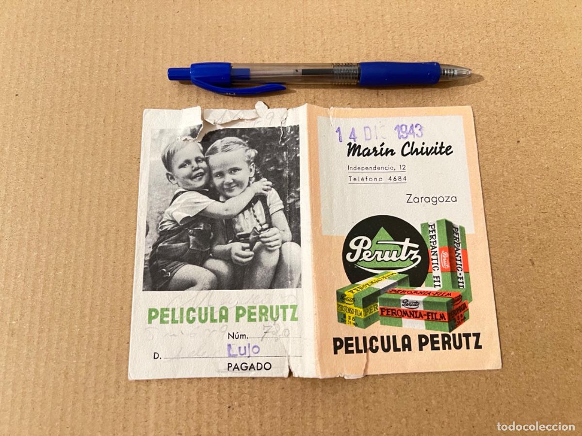 Otros art&iacute;culos de coleccionismo en papel: Sobre porta clich&eacute;s y porta revelado de fotos con publicidad del FOT&Oacute;GRAFO &oacute; TIENDA