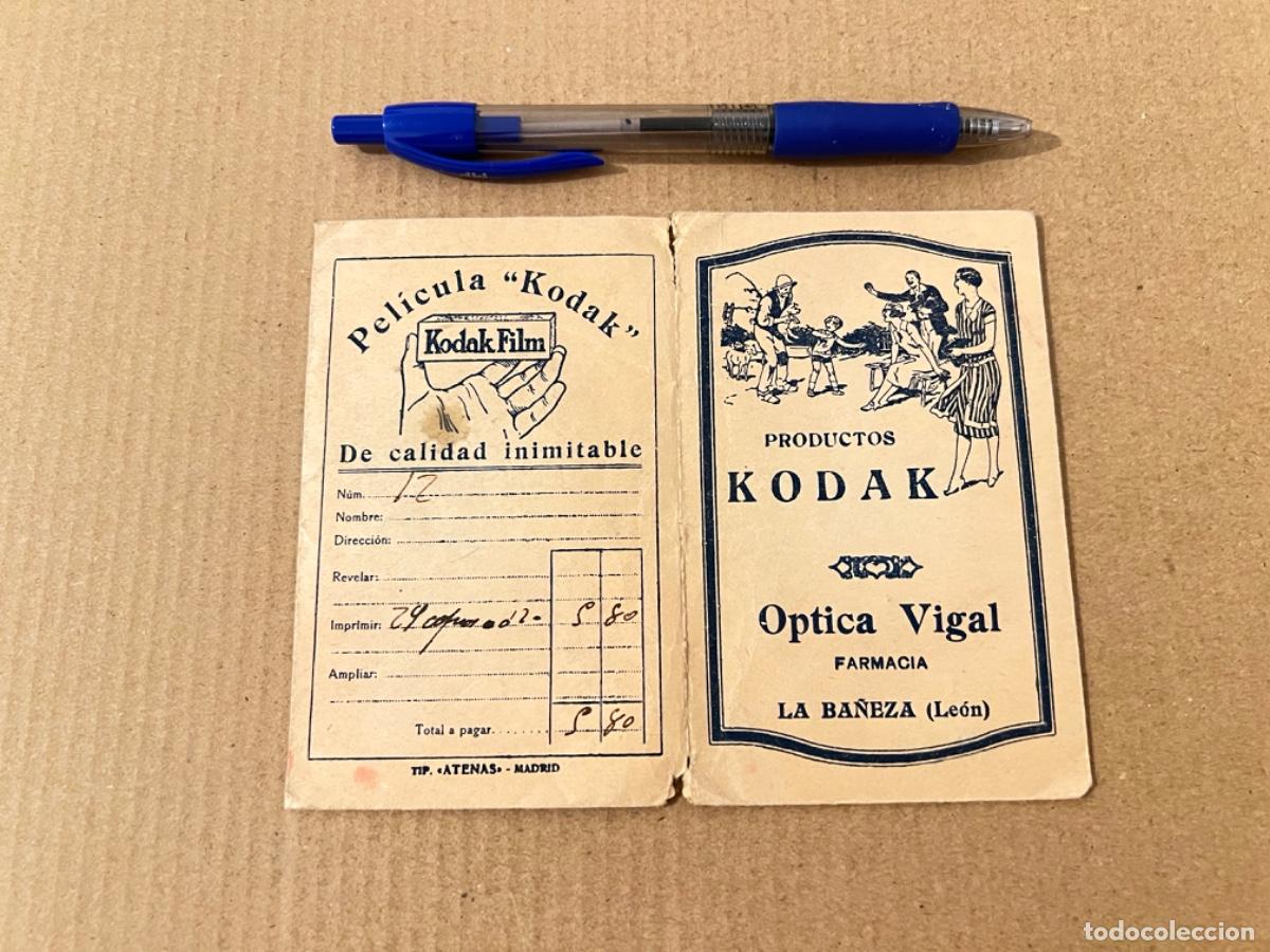 Otros art&iacute;culos de coleccionismo en papel: Sobre porta clich&eacute;s y porta revelado de fotos con publicidad del FOT&Oacute;GRAFO &oacute; TIENDA