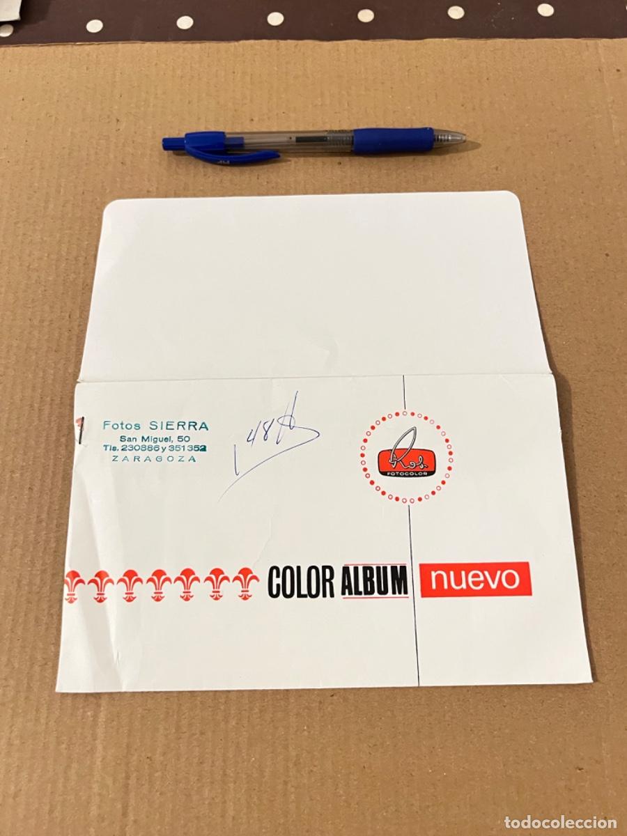 Otros art&iacute;culos de coleccionismo en papel: Sobre porta clich&eacute;s y porta revelado de fotos con publicidad del FOT&Oacute;GRAFO &oacute; TIENDA