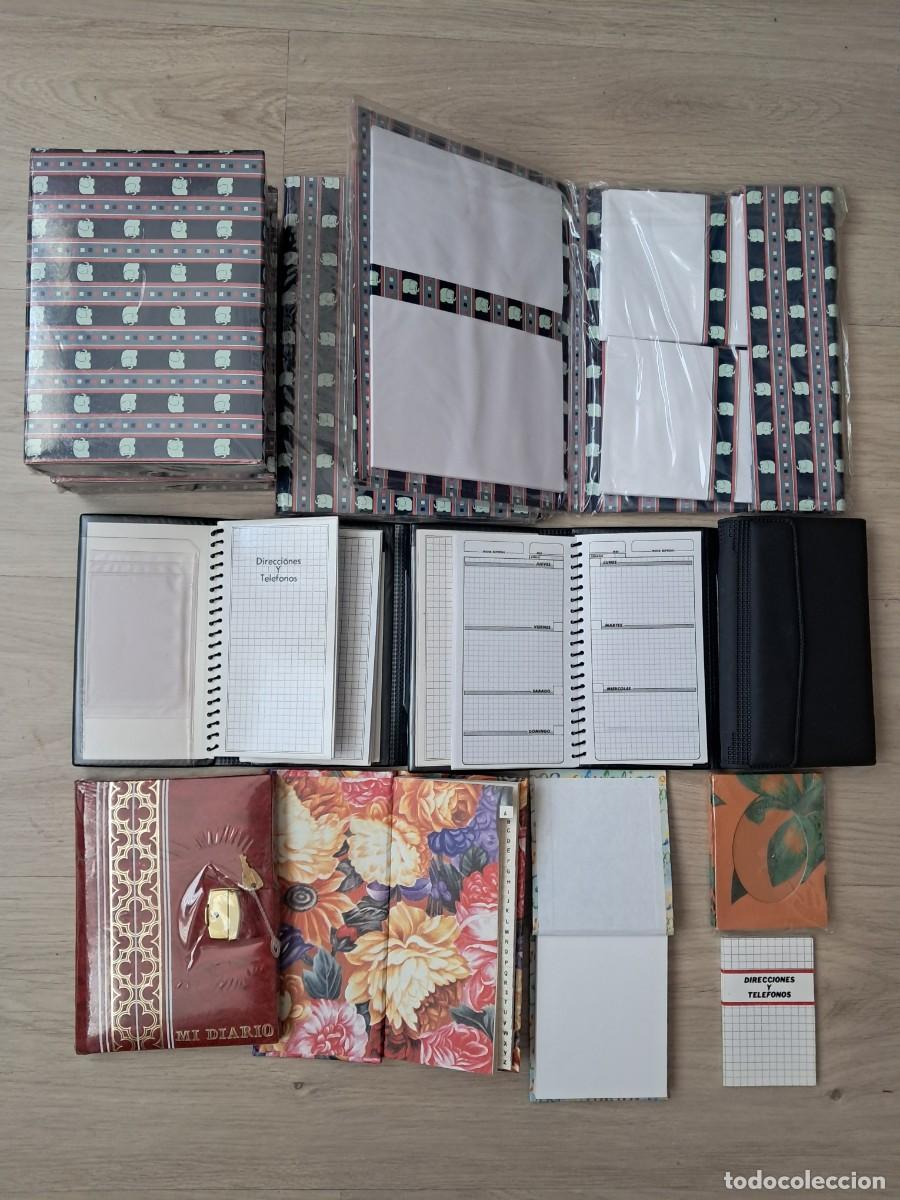 Otros art&iacute;culos de coleccionismo en papel: Lote art&iacute;culos Papeler&iacute;a: Agendas, Diarios, Libretas, list&iacute;n telef&oacute;nico.