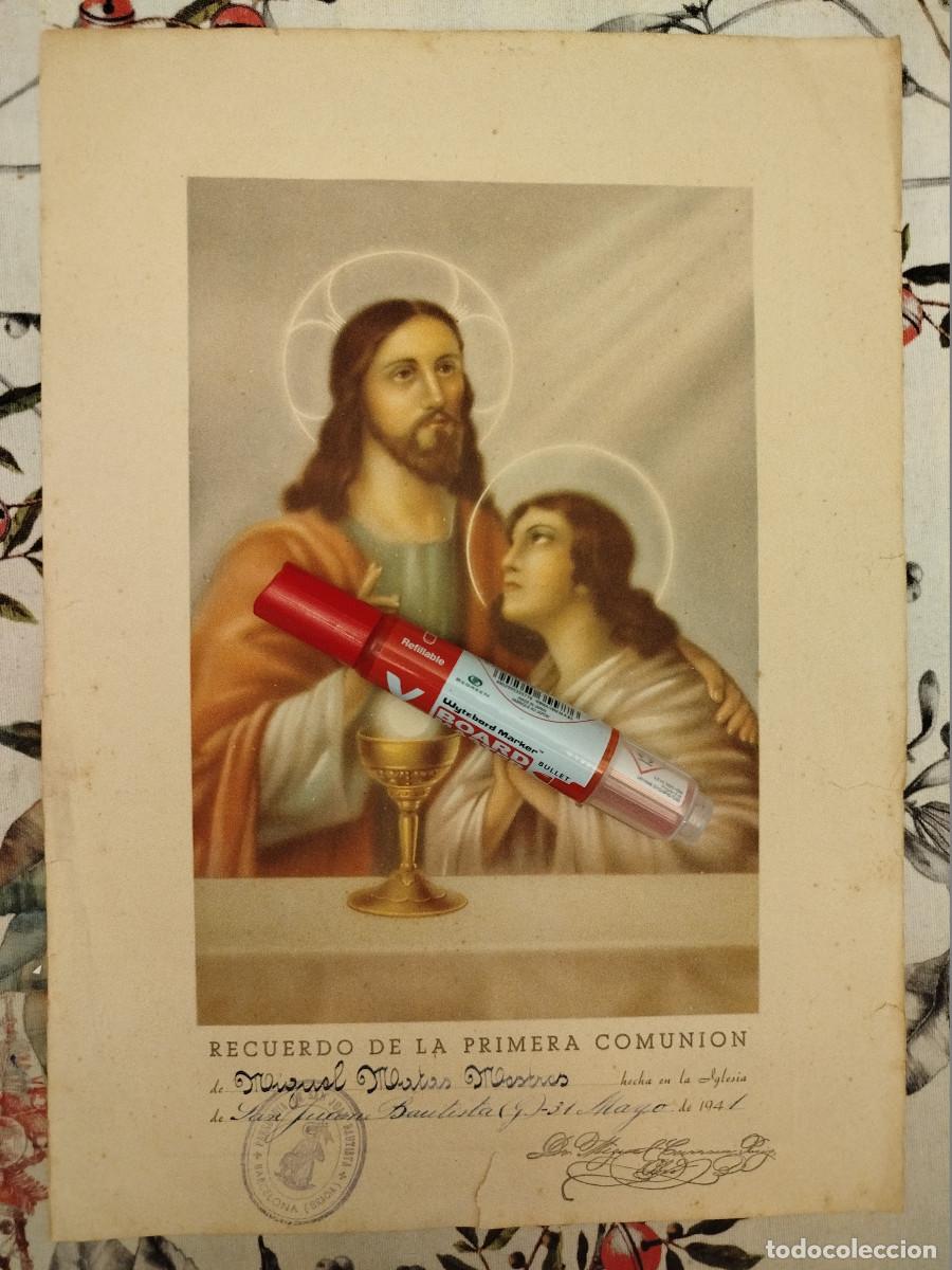 Otros art&iacute;culos de coleccionismo en papel: Lamina religiosa antigua vintage