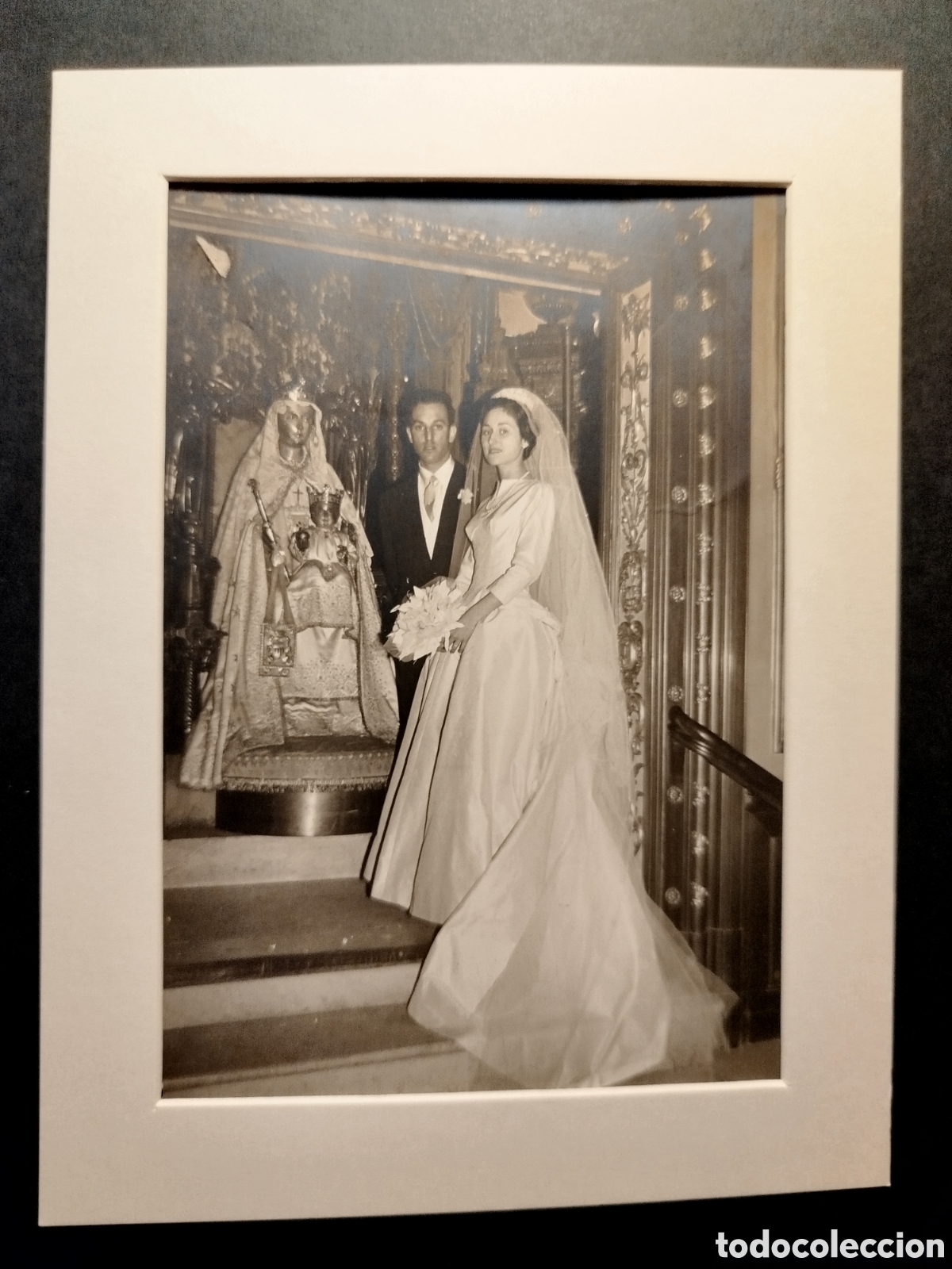 Otros art&iacute;culos de coleccionismo en papel: Foto pareja y virgen retro