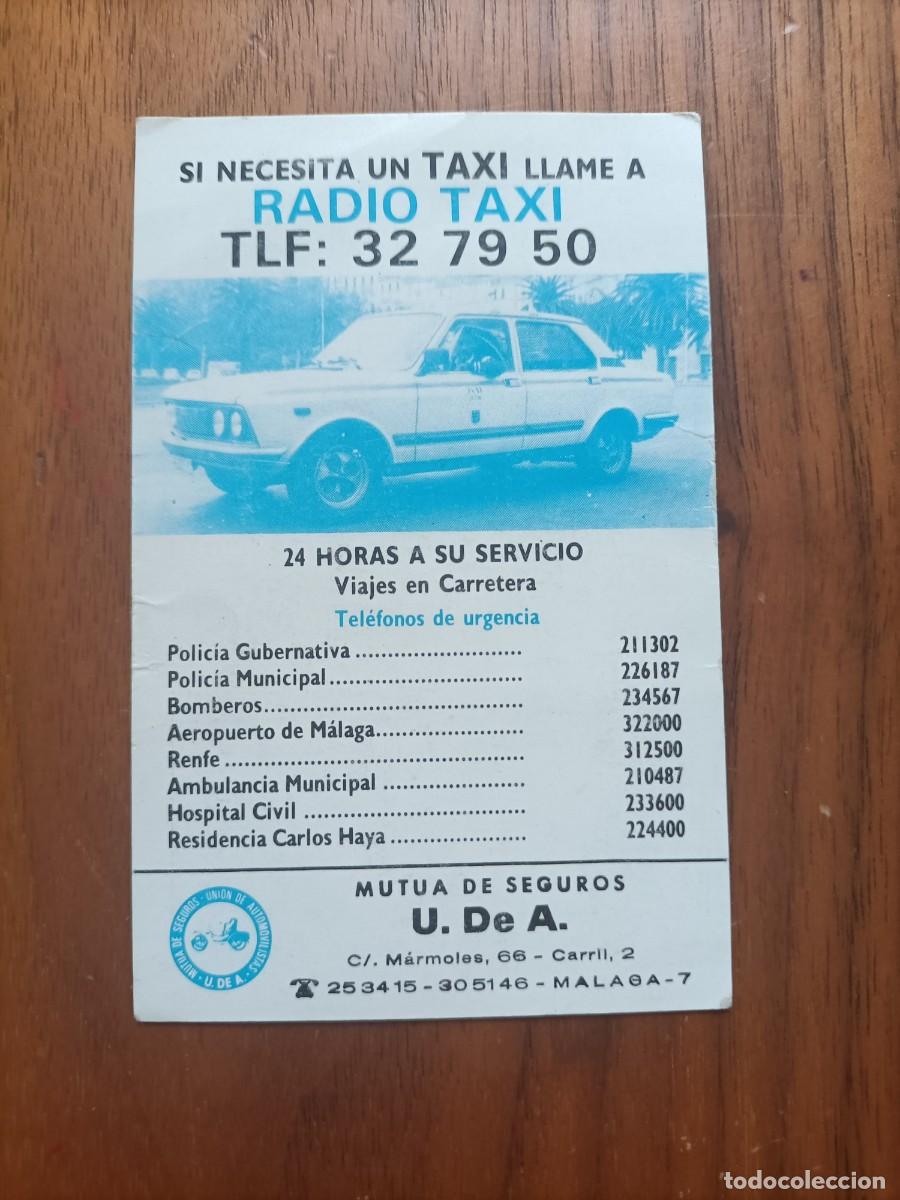Otros art&iacute;culos de coleccionismo en papel: ANT&Iacute;GUA TARJETA RADIO TAXI M&Aacute;LAGA. AUTO RECAMBIOS J.S.P. MARMOLES 66