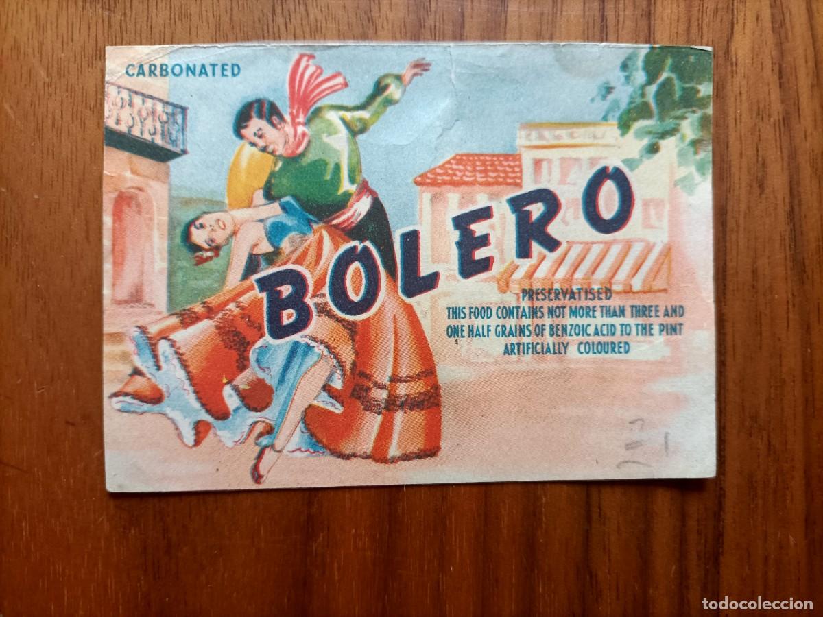 Otros art&iacute;culos de coleccionismo en papel: ESTAMPA CARBONATED, BOLERO. PRESERVATISED THIS FOOD CONTAINS, VER RESTO