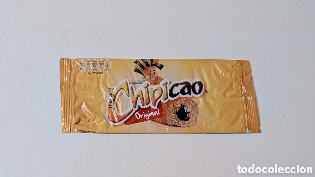 Otros art&iacute;culos de coleccionismo en papel: Raro Envoltorio Bolsa vac&iacute;a Chipicao
