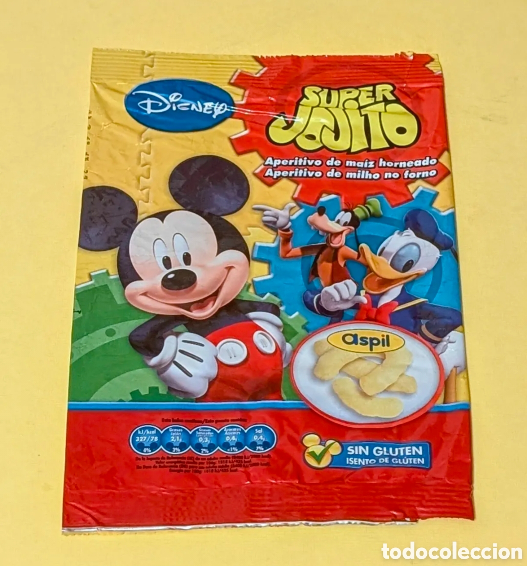 Otros art&iacute;culos de coleccionismo en papel: Envoltorio vac&iacute;o Super Jojito. Disney. Aspil