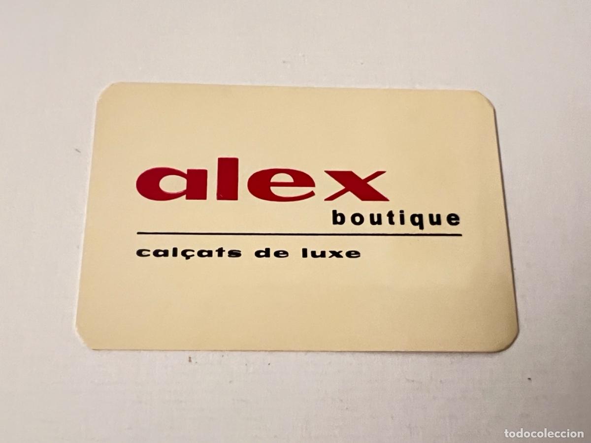 Otros art&iacute;culos de coleccionismo en papel: Tarjeta publicidad ALEX BOUTIQUE CAL&Ccedil;ATS DE LUXE PRINCIPAT D&rsquo;ANDORRA