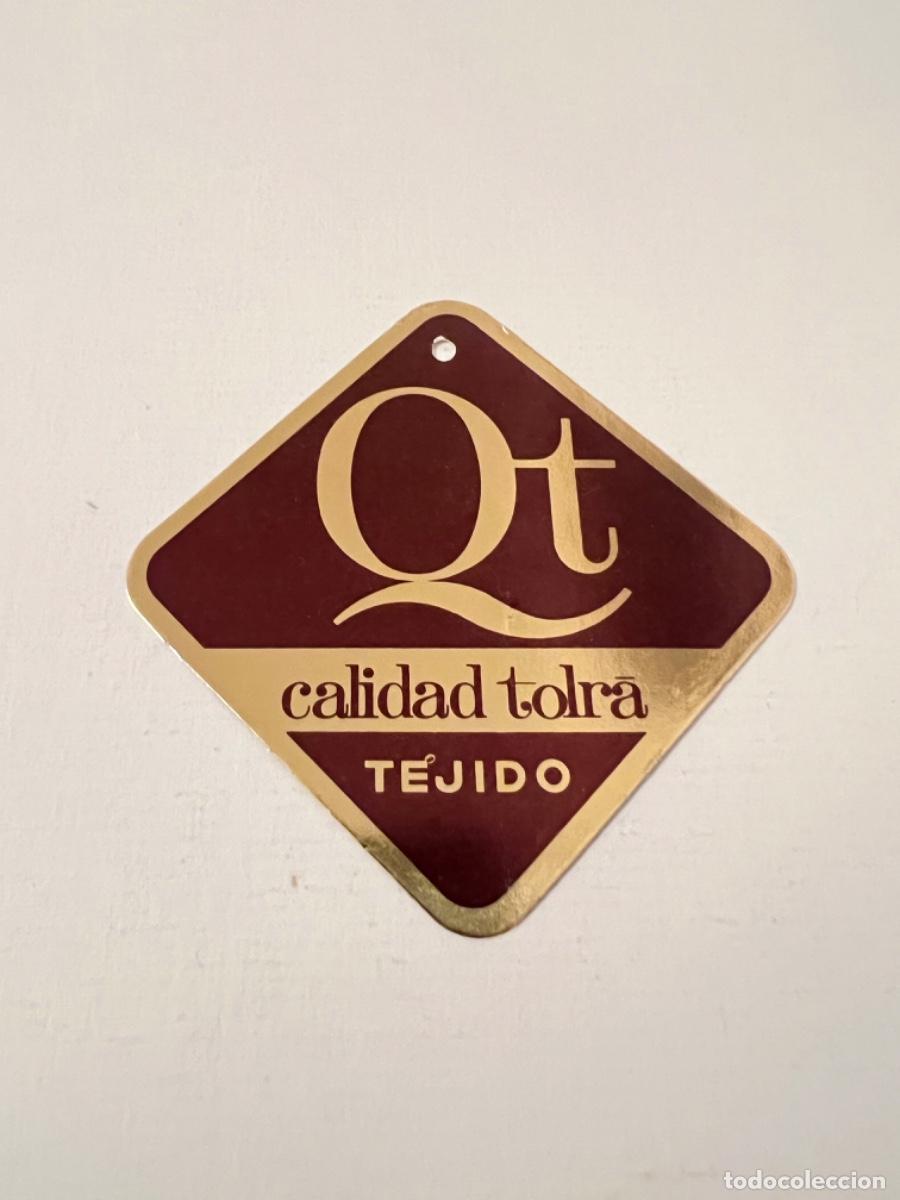 Otros art&iacute;culos de coleccionismo en papel: Etiqueta cart&oacute;n QT CALIDAD VIUDA DE JOS&Eacute; TOLR&Aacute; TEJIDO