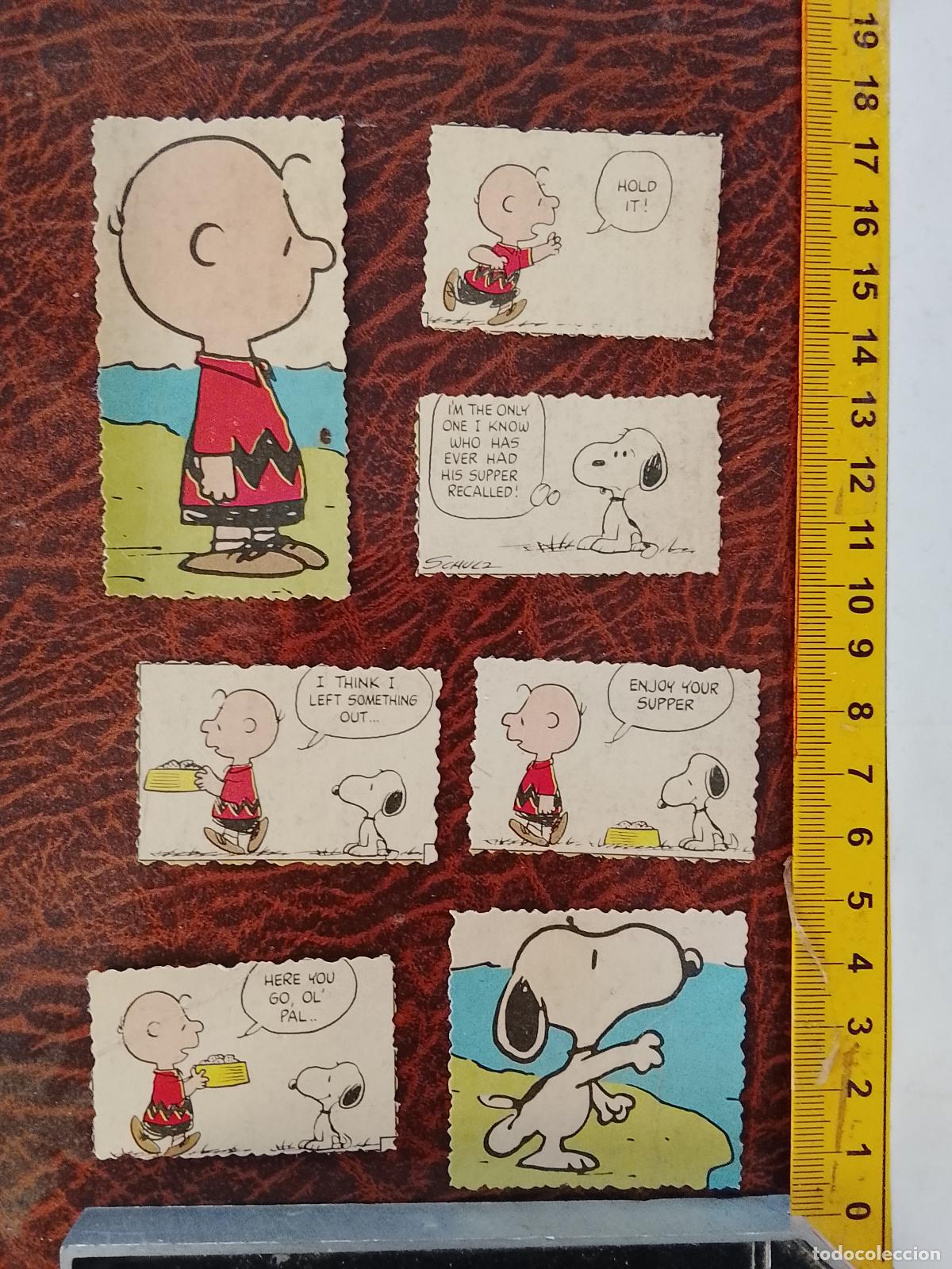 Otros art&iacute;culos de coleccionismo en papel: coleccion carton troquel snoopy , a&ntilde;os 70 cromos caseros .