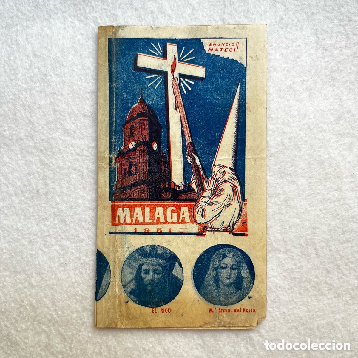 Otros art&iacute;culos de coleccionismo en papel: SEMANA SANTA M&Aacute;LAGA - PROGRAMA COFRAD&Iacute;AS / HERMANDADES
