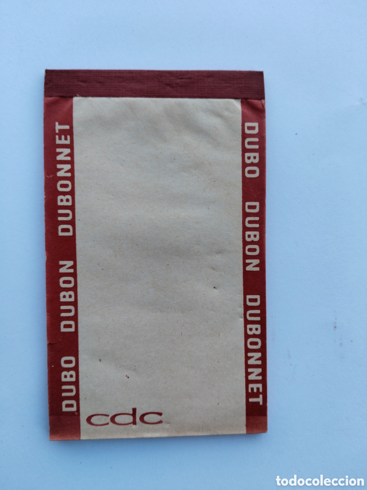 Collectionnisme Papier divers: ANTIGUO CUADERNO BLOC DE NOTAS DE PUBLICIDAD DE VINO LICOR DUNO DUBON DUBONNET CDC FRANCIA - A&Ntilde;OS 50