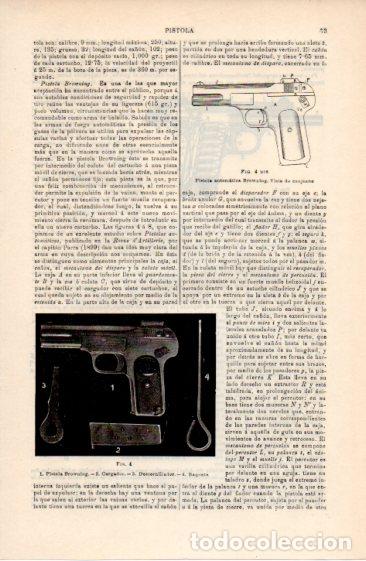 Paper Collecting Others: LAMINA ESPASA V52334: Pistola Browning