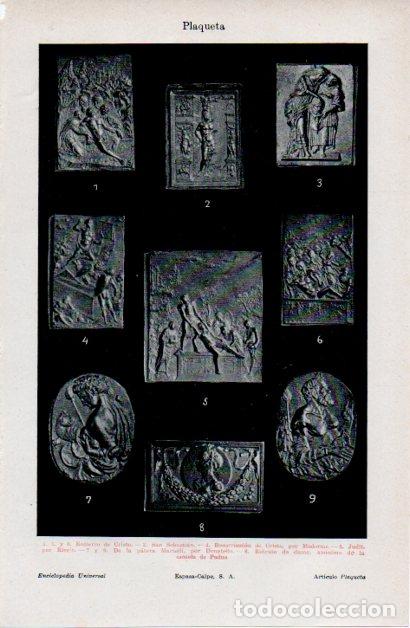 Collectionnisme Papier divers: LAMINA ESPASA V52364: Plaqueta