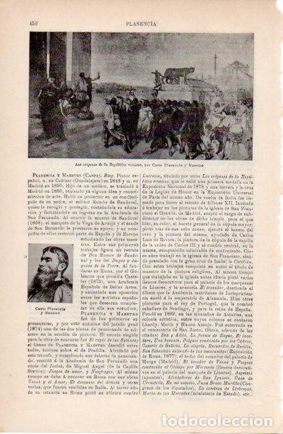 Collectionnisme Papier divers: LAMINA ESPASA V52372: Los origenes de la Republica romana por C. Plasencia y Maestro