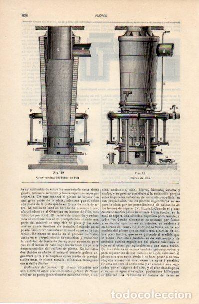 Sammelleidenschaft Andere Papierartikel: LAMINA ESPASA V52392: Horno de Pliz
