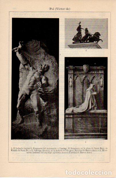 Sammelleidenschaft Andere Papierartikel: LAMINA ESPASA V52412: Esculturas por Victor de Pol