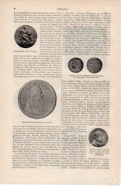 Sammelleidenschaft Andere Papierartikel: LAMINA ESPASA V52429: Medalla de Inocencia XI por Lucenit