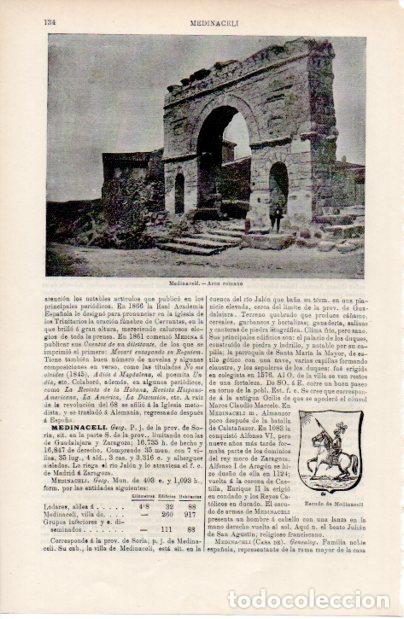 Sammelleidenschaft Andere Papierartikel: LAMINA ESPASA V52459: Arco romano de Medinaceli