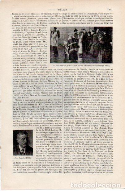 Altri oggetti di carta: LAMINA ESPASA V52519: El ni&ntilde;o perdido por Enrique Melida